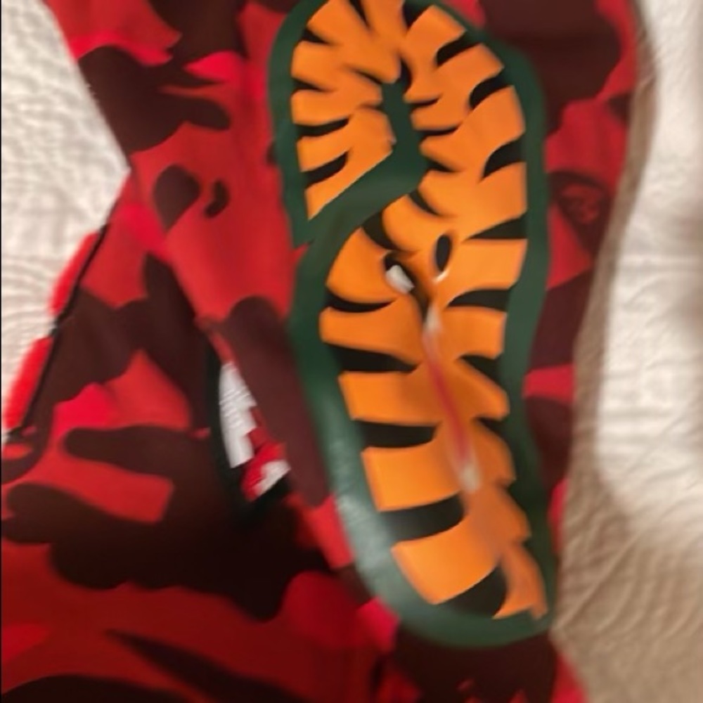 Red bape hoodie